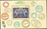 (1987-077) Блок марок  Куба "Кубинские железные дороги"    150 лет ЖД на Кубе III Θ