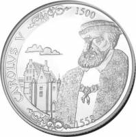 () Монета Бельгия 2000 год 500  ""   Биметалл (Серебро - Ниобиум)  AU