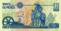 (№1992P-99a.1) Банкнота Мексика 1992 год "10 Nuevos Pesos"