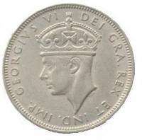 (№1947km28) Монета Кипр 1947 год 2 Shillings (ж/Индийские название)