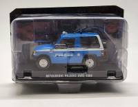 Полицейские машины мира модель Mitsubishi Pajero SWB 1998 Polizia в коробке-блистере без журнала