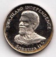 (№1968km1) Монета Свазиленд 1968 год 5 Cents (Независимость)