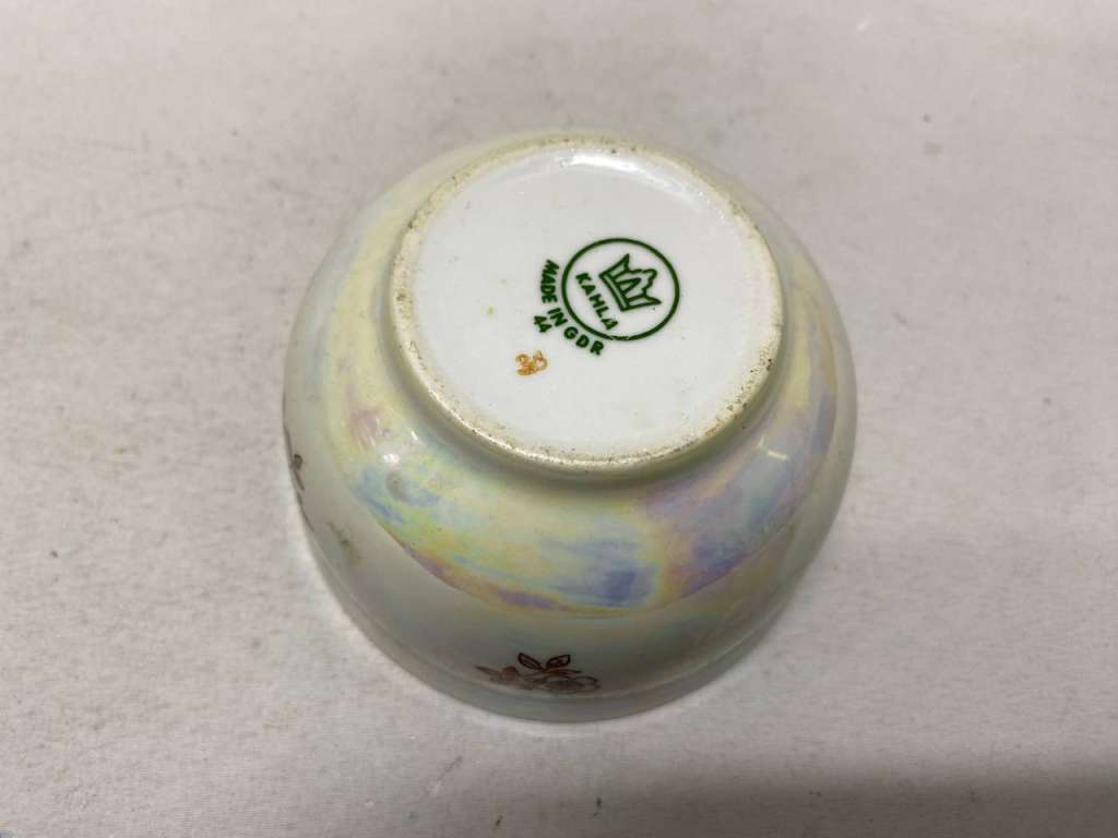 Салатник пиала KAHLA ГДР перламутр