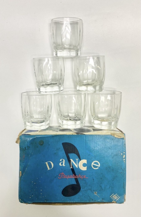 Стопки Dance Турция стекло 6 шт 