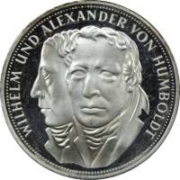 () Монета Германия (ФРГ) 1967 год 5  ""   Биметалл (Серебро - Ниобиум)  UNC
