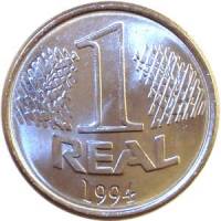 (№1994km636) Монета Бразилия 1994 год 1 Real