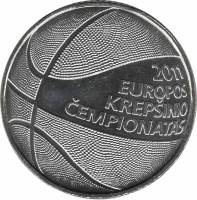 (2011) Монета Литва 2011 год  , ""  Серебрение  UNC