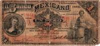 (№1888P-S153) Банкнота Мексика 1888 год "1 Peso"