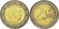 (2012) Монета Монако 2012 год 2 евро "Альберт II"  Биметалл  UNC