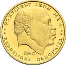 (№1960km4) Монета Габон 1960 год 100 CFA Francs