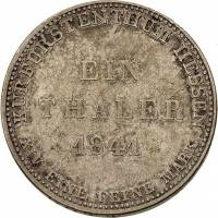 () Монета Германия (Империя) 1832 год 1  ""   Биметалл (Серебро - Ниобиум)  UNC