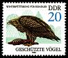 (1982-042) Марка Германия (ГДР) "Орлан-белохвост"    Охраняемые птицы III Θ