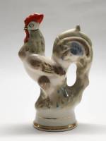  Графин штоф статуэтка Петух ГФЗ Городница фарфор высота 18 см ССР винтаж