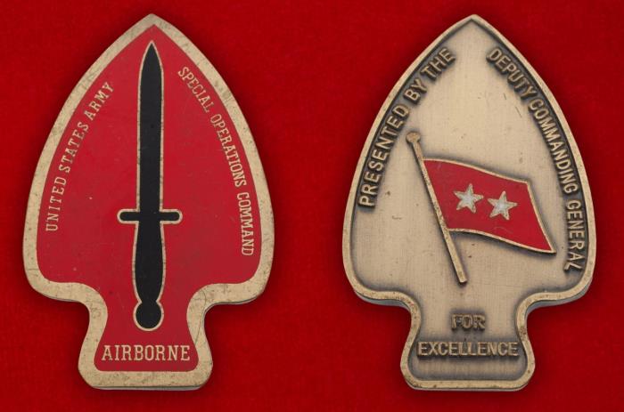 32715\137486 Челлендж коин &quot; Подразделению Delta Force специального назначения армии США от Главноко