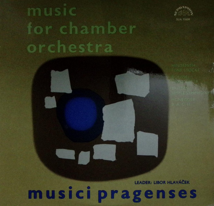 Пластинка виниловая , Simple symphony for string orchestra Supraphon 300 мм. Very good