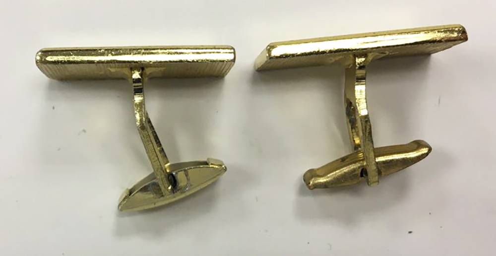 Запонки, металл (сост. на фото)