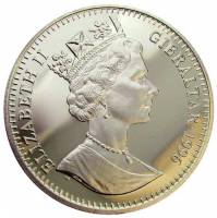 () Монета Гибралтар 1996 год 1 крона ""   AU