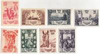 1939-23-29 31 Серия Набор марок 8 шт СССР  Сельхозяйственная выставка III O