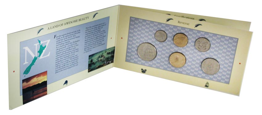 (1990, 6м) Набор монет Новая Зеландия 1990 год    UNC