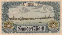 (№1922P-9) Банкнота Мемель 1922 год "100 Mark "Немецкая марка"