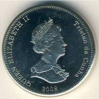 (№2008km30) Монета Тристан да Кунья 2008 год 5 Pence (Морская Черепаха)