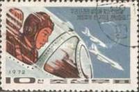 (1972-069) Марка Северная Корея "Лётчик"   Вооруженные силы КНДР III Θ