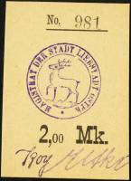 (№1914) Банкнота Германия 1914 год "2 Mark"