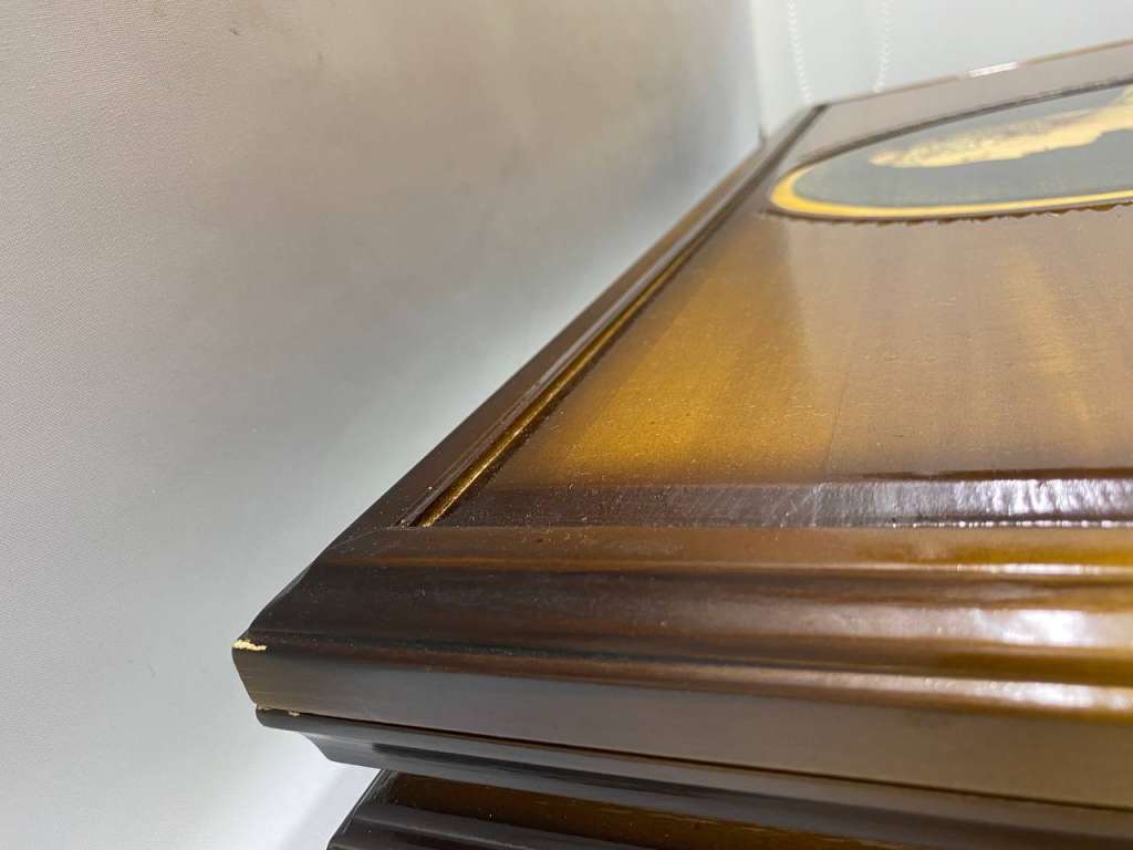 Футляр для монет дерево 2 яруса, ячейки под капсулу 40,6 мм