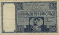 (№1930P-43b.8) Банкнота Нидерланды 1930 год "10 Gulden"