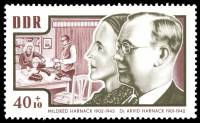 (1964-017) Марка Германия (ГДР) "Милдред  и Арвид Харнак"    Герои сопротивления III O