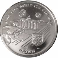 () Монета Остров Мэн 2006 год 1 крона ""   AU