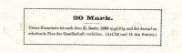 (№1919) Банкнота Германия 1919 год "20 Mark"