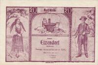 (№1920) Банкнота Австрия 1920 год "20 Heller"
