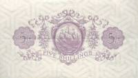 (№1935P-3b) Банкнота Бермудские острова 1935 год "5 Shillings"