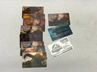 Карточки лентикулярные Jurassic world пластик, 12 шт в наборе