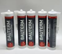 Огнеупорный герметик Bauterm силикатный 280 мл 5 штук