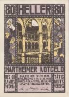 (№1920) Банкнота Австрия 1920 год "80 Heller"
