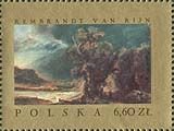 (1967-075) Марка Польша "Пейзаж"   Картины европейских мастеров III Θ