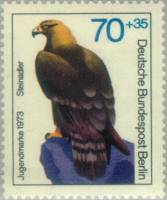 (1973-008) Марка Германия (ФРГ) "Беркут"    Хищные птицы III O