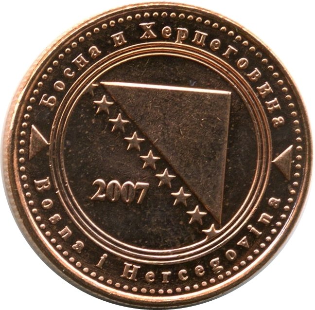 (№1998km116) Монета Босния и Герцеговина 1998 год 20 Feninga