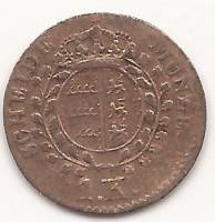 (№1824km548) Монета Германия (Германская Империя) 1824 год 1 Kreuzer