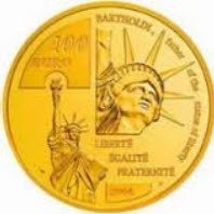 (№2004km1389) Монета Франция 2004 год 100 Euro (Ф. А. Бартольди)