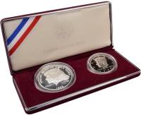 (1995, 2 м. proof 1 д. + 50 ц. s Кеннеди) Набор США 1995 год  Специальные Олимпийские игры  PROOF