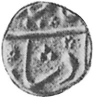 (№1751km6) Монета Индия 1751 год frac14; Rupee (Аламгир II в)
