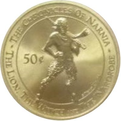 (2006, 6 монет по 50 ц) Набор монет Новая Зеландия 2006 год &quot;Хроники Нарнии&quot;   UNC