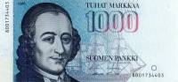 (,) Банкнота Финляндия 1986 год 1 000 марок    UNC