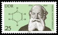 (1979-023) Марка Германия (ГДР) "Август Кекуле"    Известные личности III Θ