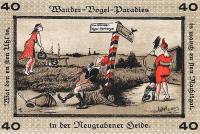 (№1921) Банкнота Германия 1921 год "40 Pfennig"