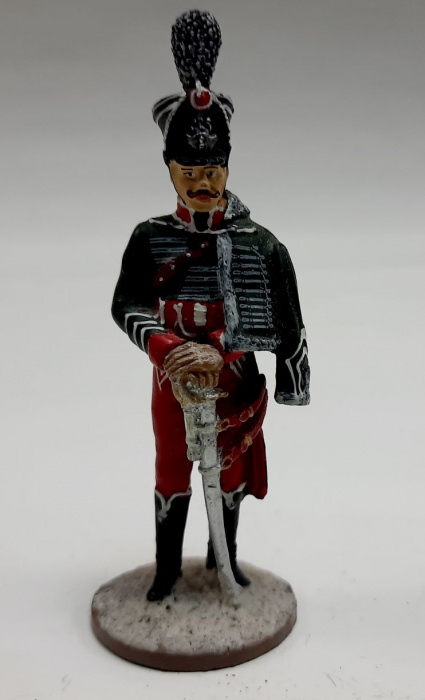 Оловянный солдатик &quot;Офицер гусарского полка, 1812 г.&quot;