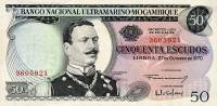 (№1970P-111a.2) Банкнота Мозамбик 1970 год "50 Escudos" (Подписи: Francisco José Vieira Machado - An